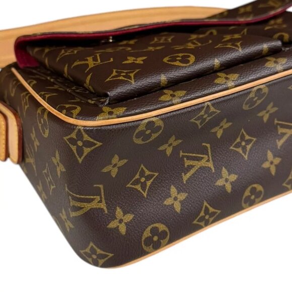 LOUIS VUITTON Shoulder Bag M51163 Monogram canvas Monogram Vivasite GM used - Picture 7 of 12